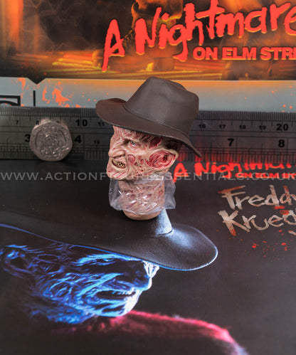 Sideshow - Freddy Krueger Head Sculpt with Neck Piece - A Nightmare On Elm Street 1:6 Loose Parts