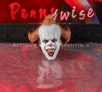 Hot Toys IT Pennywise Head Sculpt Screaming Fangs MMS555 New 1/6 Chapter Two