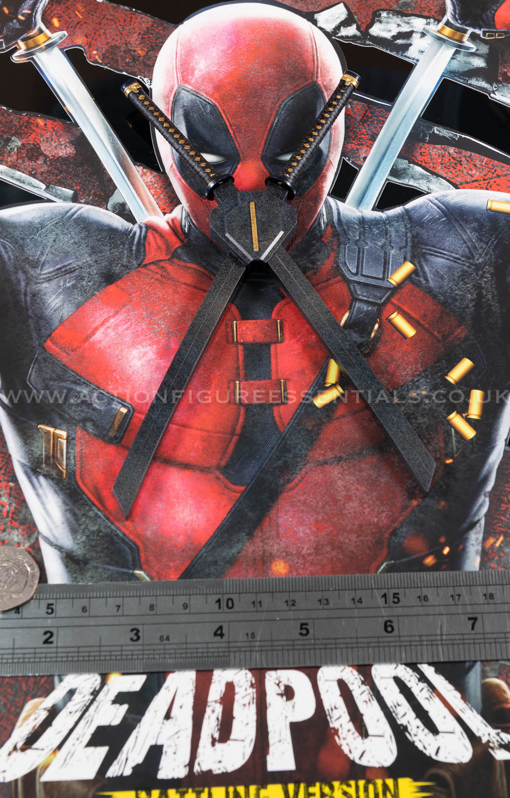 Hot Toys - Deadpool Katana Scabbard Set - Battling Version - MMS782 - 1:6 Loose Parts