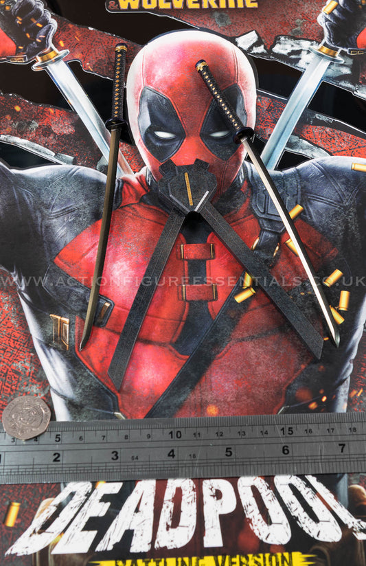 Hot Toys - Deadpool Katana Scabbard Set - Battling Version - MMS782 - 1:6 Loose Parts