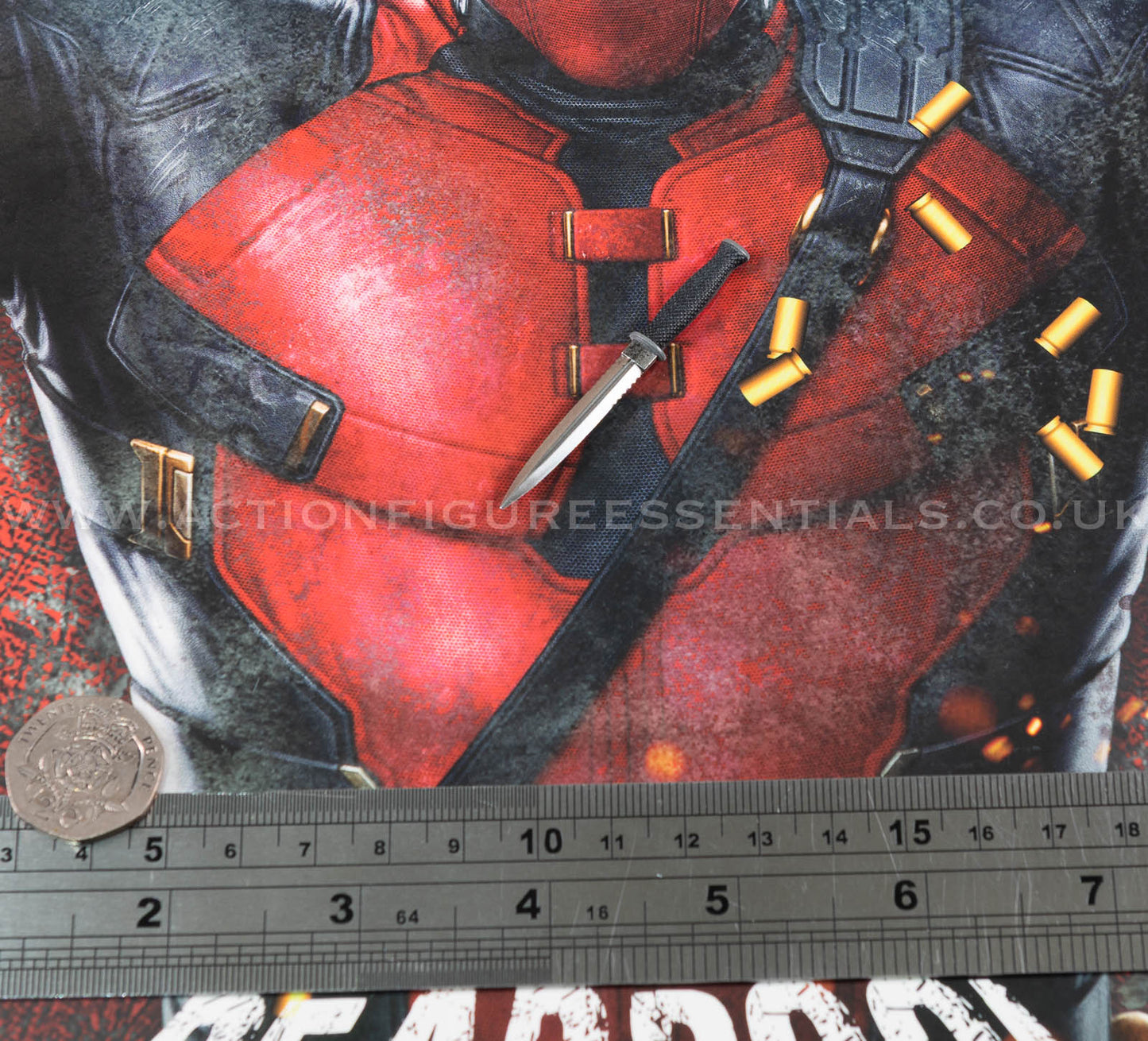Hot Toys - Deadpool Dagger - Battling Version - MMS782 - 1:6 Loose Parts