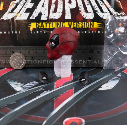 Hot Toys - Deadpool Masked Head Sculpt - Battling Version - MMS782 - 1:6 Loose Parts