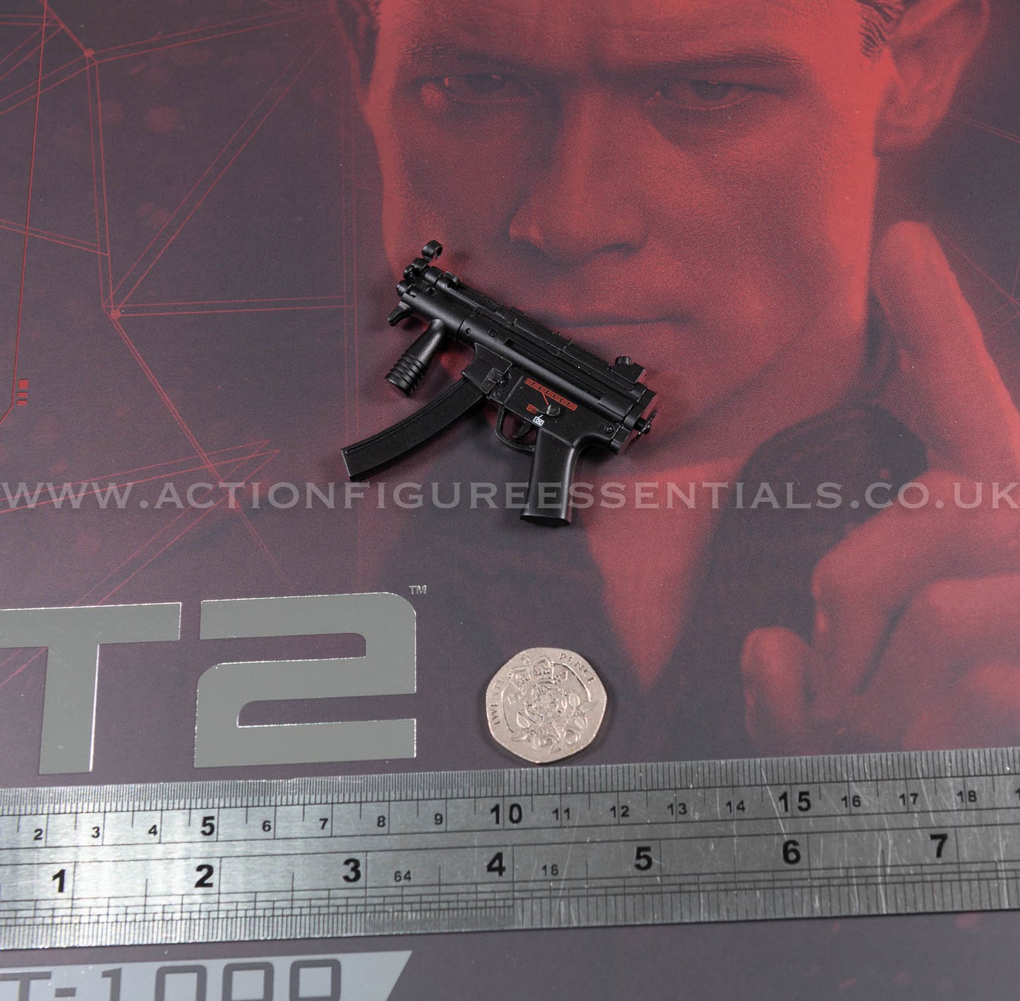 Hot Toys - T-1000 Terminator 2.0 MP5 Submachine Gun - MMS774 - 1:6 Loose Parts