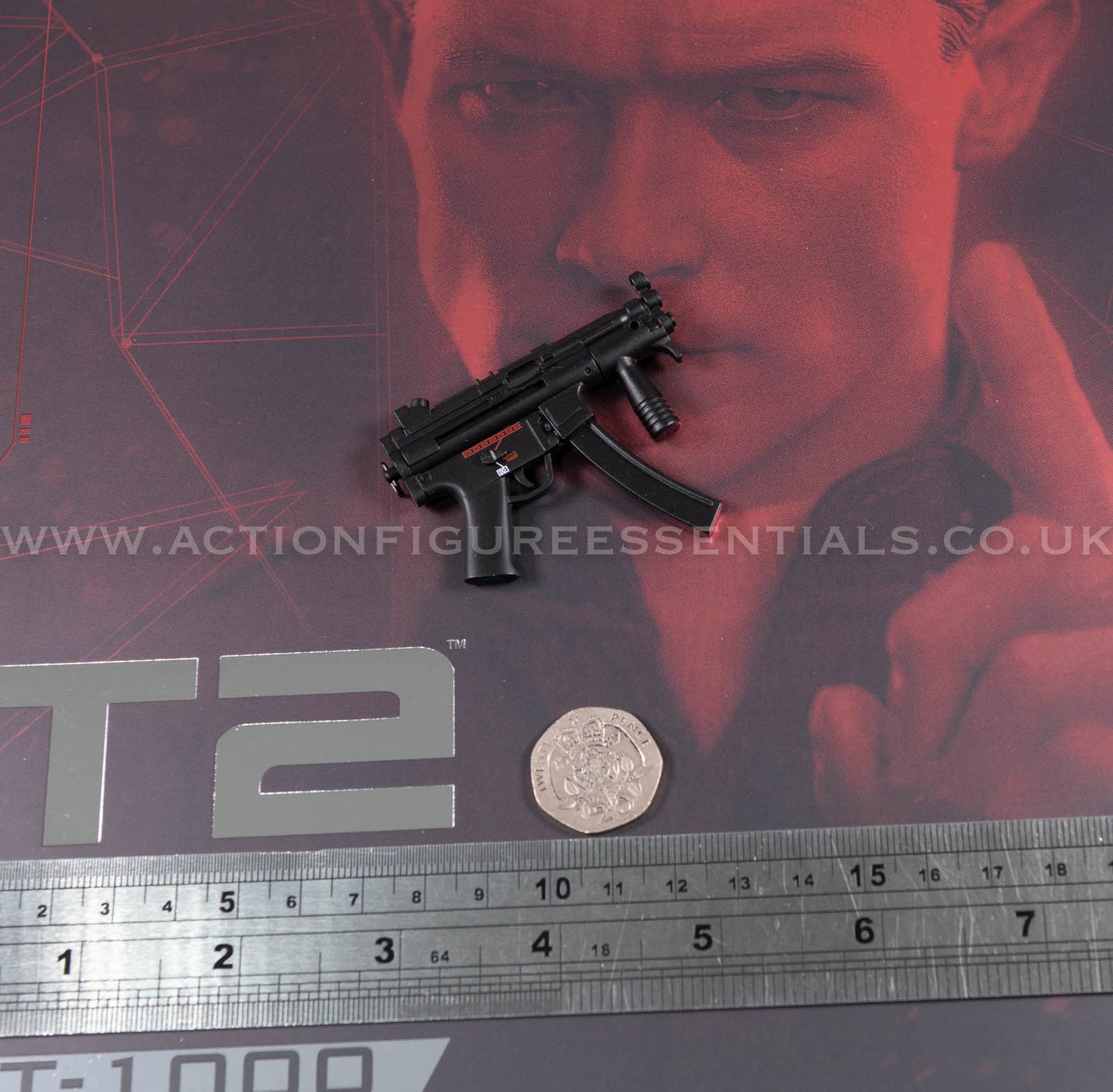 Hot Toys - T-1000 Terminator 2.0 MP5 Submachine Gun - MMS774 - 1:6 Loose Parts