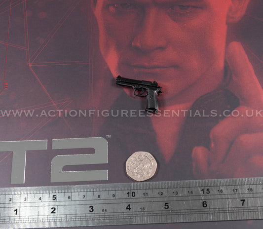 Hot Toys - T-1000 Terminator 2.0 Beretta 92F Pistol Hand Gun - MMS774 - 1:6 Loose Parts