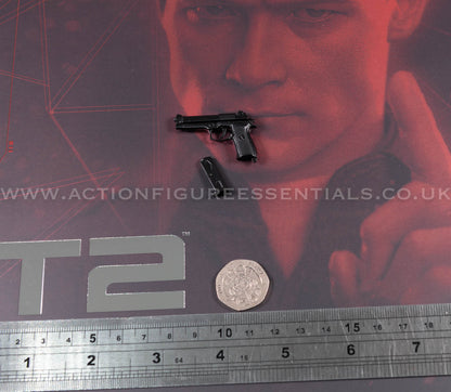 Hot Toys - T-1000 Terminator 2.0 Beretta 92F Pistol Hand Gun - MMS774 - 1:6 Loose Parts