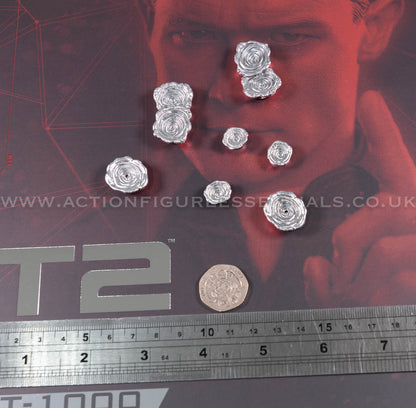 Hot Toys - T-1000 Terminator 2.0 Bullet Liquid Metal Effects - MMS774 - 1:6 Loose Parts
