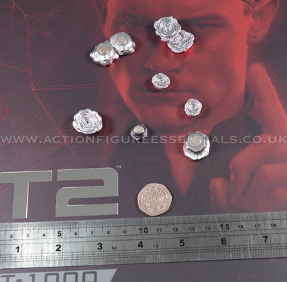 Hot Toys - T-1000 Terminator 2.0 Bullet Liquid Metal Effects - MMS774 - 1:6 Loose Parts