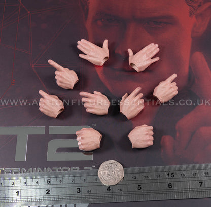 Hot Toys - T-1000 Terminator 2.0 Hand Set - MMS774 - 1:6 Loose Parts