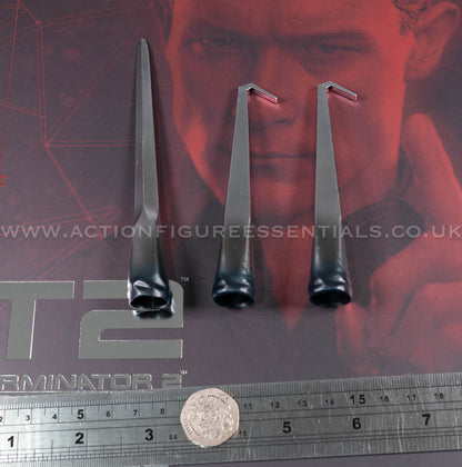 Hot Toys - T-1000 Terminator 2.0 Liquid Metal Blade Arm Weapon Set  - MMS774 - 1:6 Loose Parts