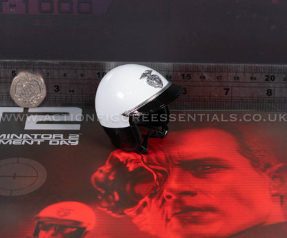 Hot Toys - T-1000 Terminator 2.0 Police Motorcycle Helmet - MMS774 - 1:6 Loose Parts