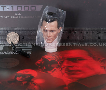 Hot Toys - T-1000 Terminator 2.0 Head Sculpt - MMS774 - 1:6 Loose Parts