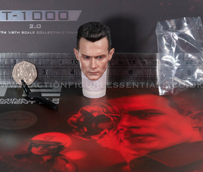 Hot Toys - T-1000 Terminator 2.0 Head Sculpt - MMS774 - 1:6 Loose Parts