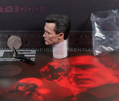 Hot Toys - T-1000 Terminator 2.0 Head Sculpt - MMS774 - 1:6 Loose Parts
