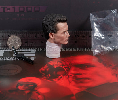Hot Toys - T-1000 Terminator 2.0 Head Sculpt - MMS774 - 1:6 Loose Parts
