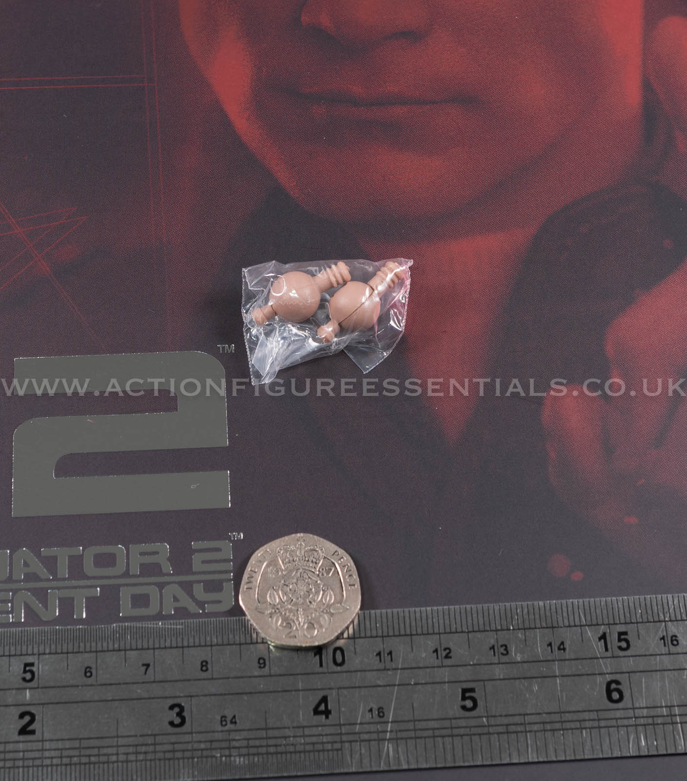 Hot Toys - T-1000 Terminator 2.0 Wrist Pegs - MMS774 - 1:6 Loose Parts