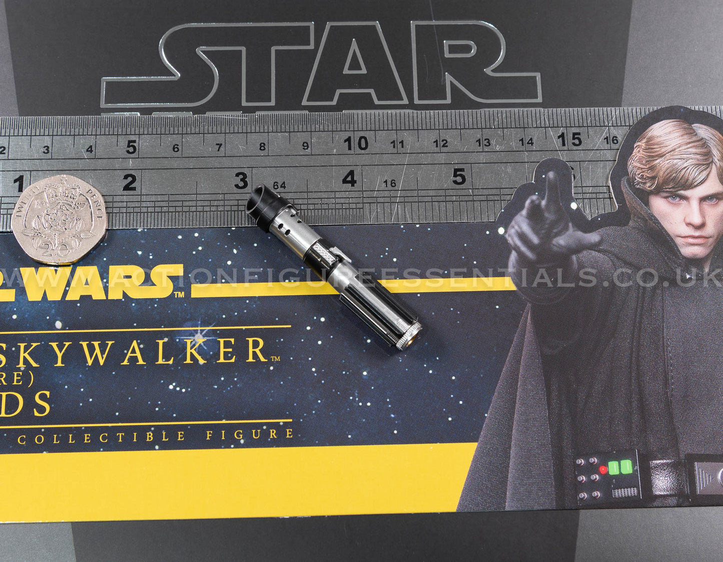 Hot Toys - Luke Skywalker Vader Lightsaber Hilt - Star Wars - CMS019 Dark Empire - 1:6 Loose Parts