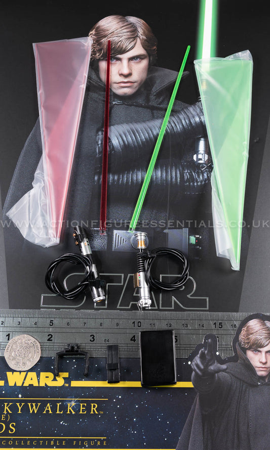 Hot Toys - Luke Skywalker Vader LED Lightsaber Set - Star Wars - CMS019 Dark Empire - 1:6 Loose Parts
