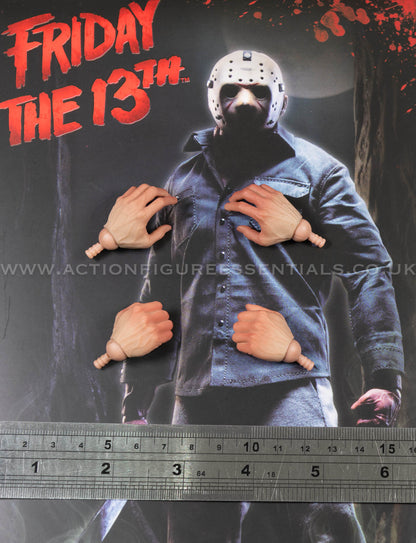 Jason Voorhees Hands Wrist Peg Set - Friday The 13th - Sideshow - 1:6 Loose Parts