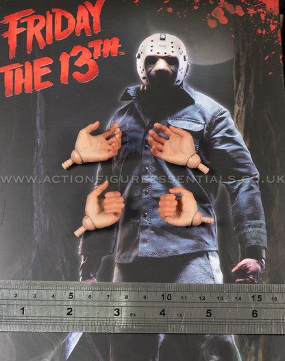 Jason Voorhees Hands Wrist Peg Set - Friday The 13th - Sideshow - 1:6 Loose Parts