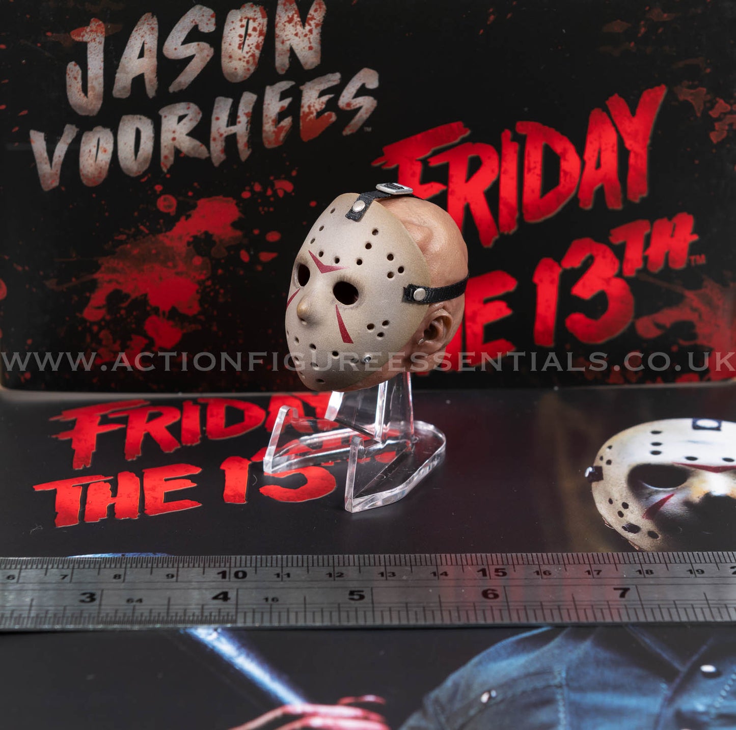 Jason Voorhees Hockey Mask Head Sculpt - Friday The 13th - Sideshow - 1:6 Loose Parts