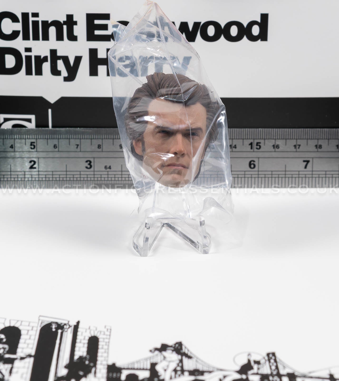 Dirty Harry - Head Sculpt - Clint Eastwood Legacy Collection - Sideshow - 1:6 Scale Loose Parts