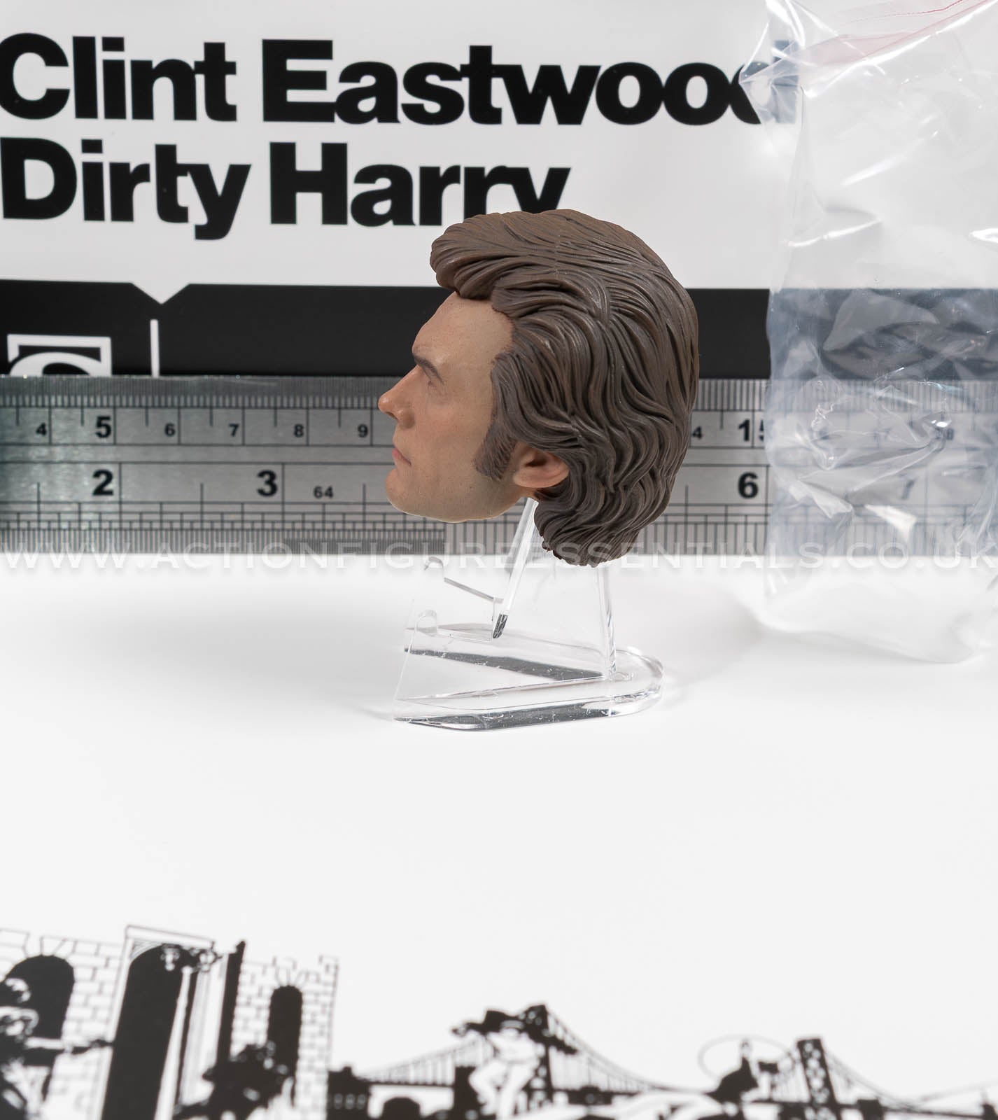 Dirty Harry - Head Sculpt - Clint Eastwood Legacy Collection - Sideshow - 1:6 Scale Loose Parts