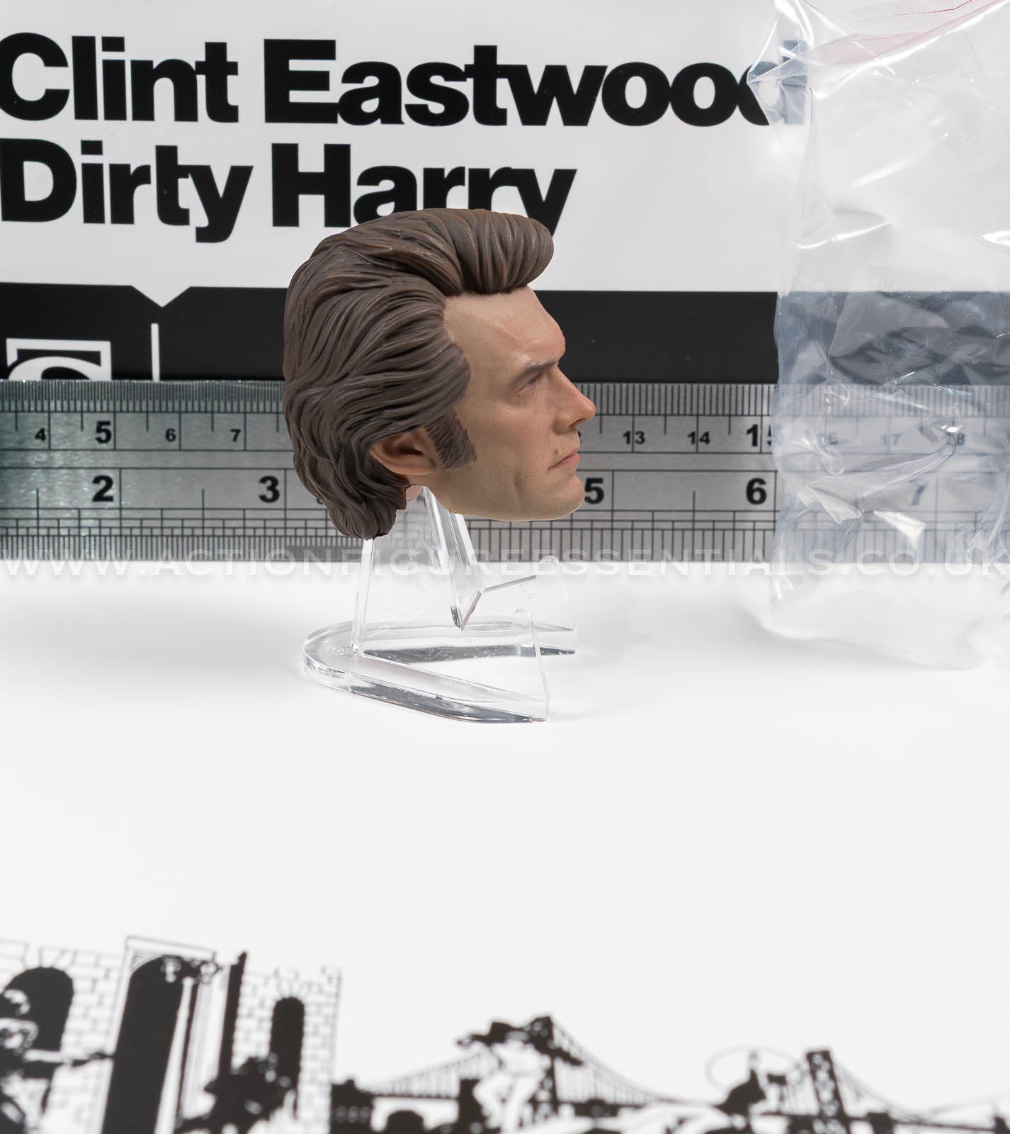 Dirty Harry - Head Sculpt - Clint Eastwood Legacy Collection - Sideshow - 1:6 Scale Loose Parts