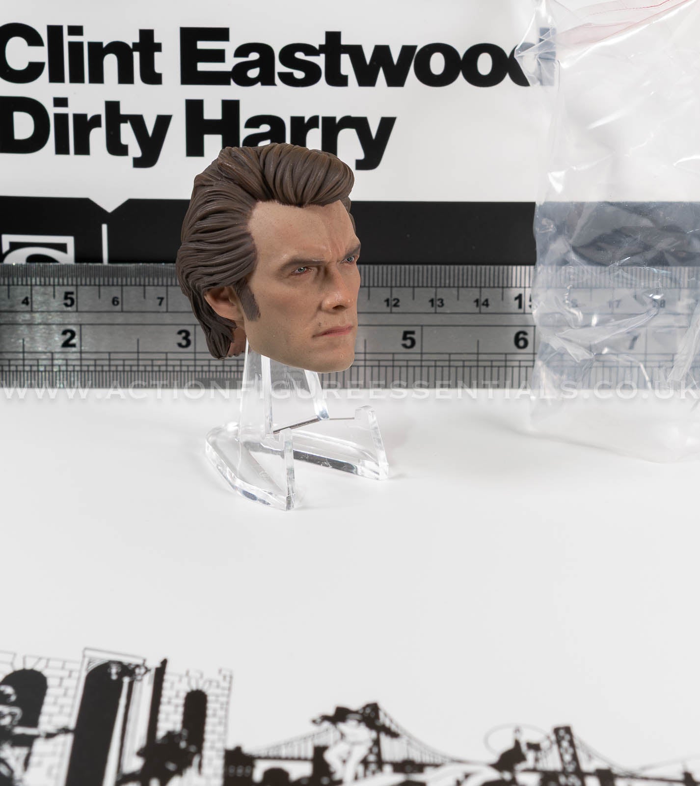 Dirty Harry - Head Sculpt - Clint Eastwood Legacy Collection - Sideshow - 1:6 Scale Loose Parts