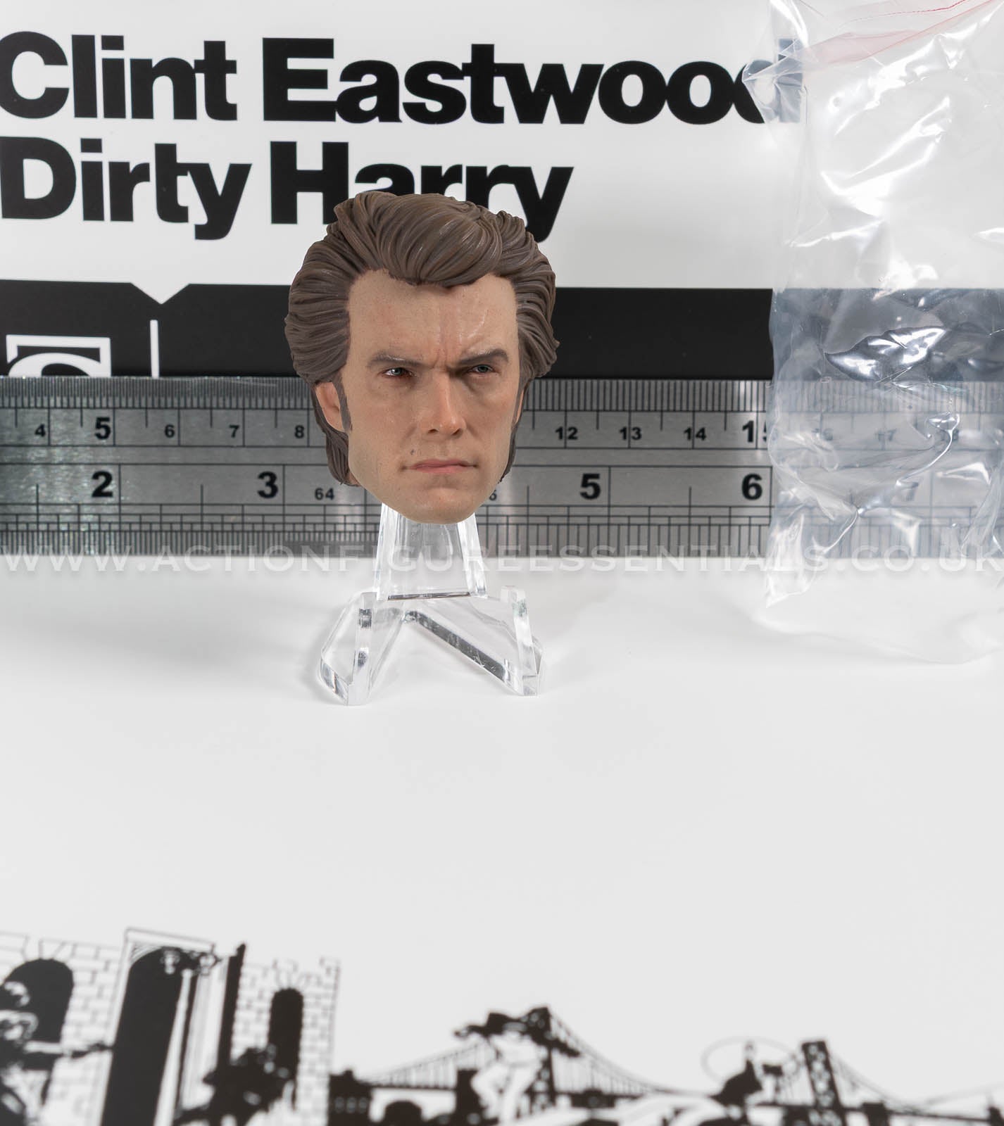 Dirty Harry - Head Sculpt - Clint Eastwood Legacy Collection - Sideshow - 1:6 Scale Loose Parts