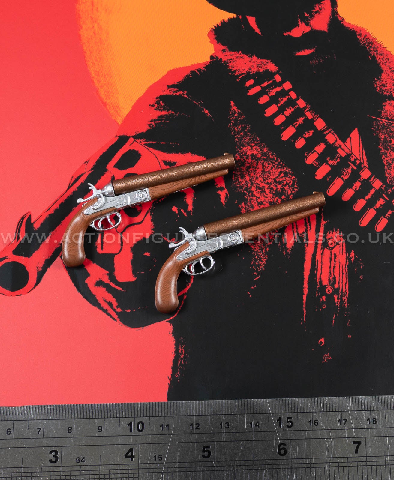 The Gunslinger - Arthur Morgan Sawed Off Shotgun Set - Outlaws of The West - Limtoys - 1:6 Scale Loose Parts - Red Dead Redemption