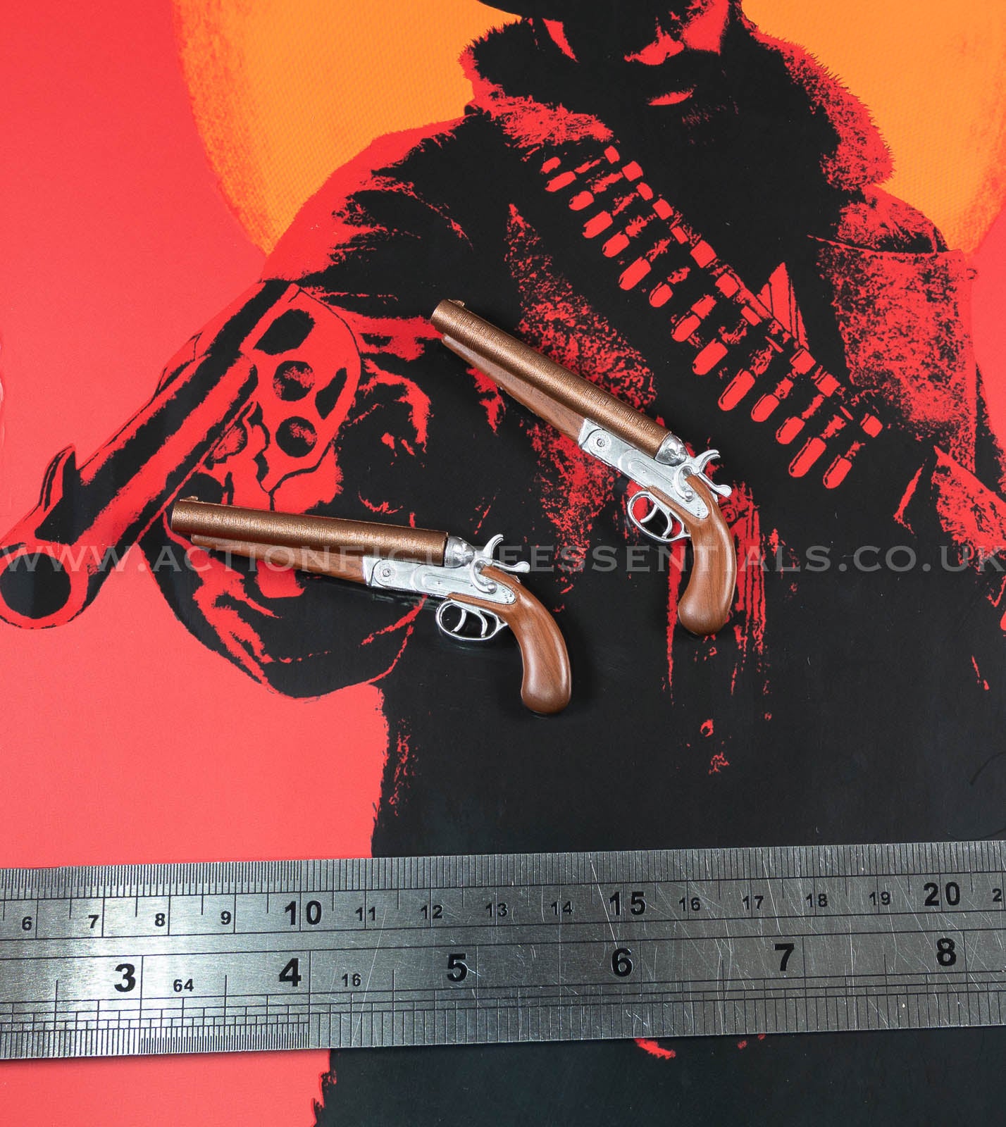 The Gunslinger - Arthur Morgan Sawed Off Shotgun Set - Outlaws of The West - Limtoys - 1:6 Scale Loose Parts - Red Dead Redemption