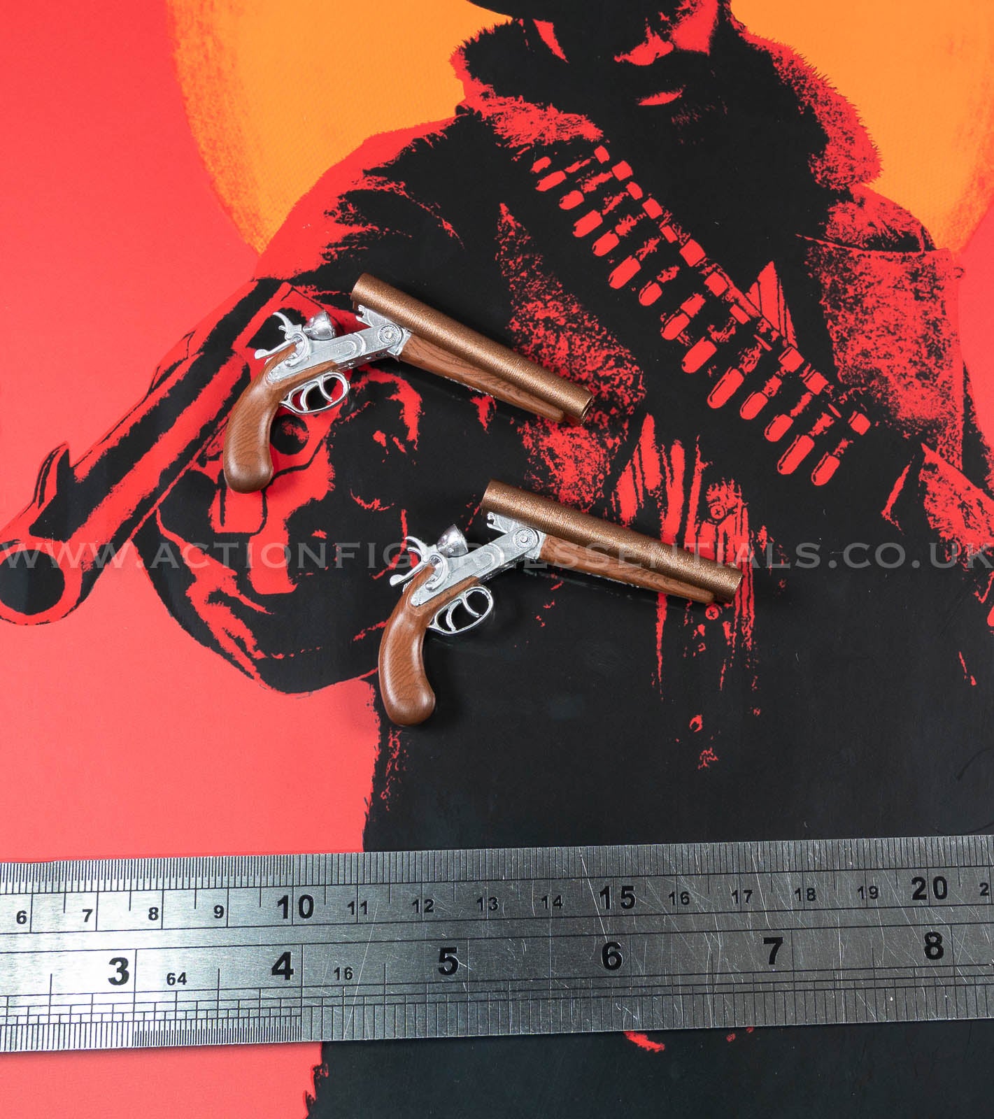 The Gunslinger - Arthur Morgan Sawed Off Shotgun Set - Outlaws of The West - Limtoys - 1:6 Scale Loose Parts - Red Dead Redemption