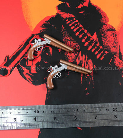 The Gunslinger - Arthur Morgan Sawed Off Shotgun Set - Outlaws of The West - Limtoys - 1:6 Scale Loose Parts - Red Dead Redemption
