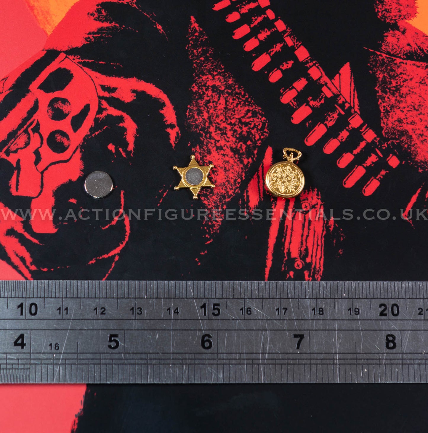 The Gunslinger - Arthur Morgan Sheriff Badge Pocket Watch - Outlaws of The West - Limtoys - 1:6 Scale Loose Parts - Red Dead Redemption