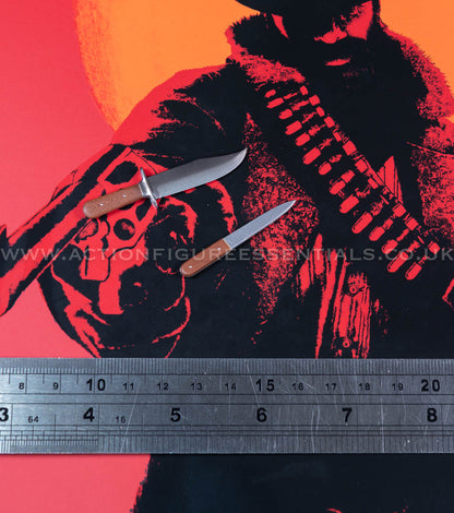 The Gunslinger - Arthur Morgan Bowie Knife Set - Outlaws of The West - Limtoys - 1:6 Scale Loose Parts - Red Dead Redemption