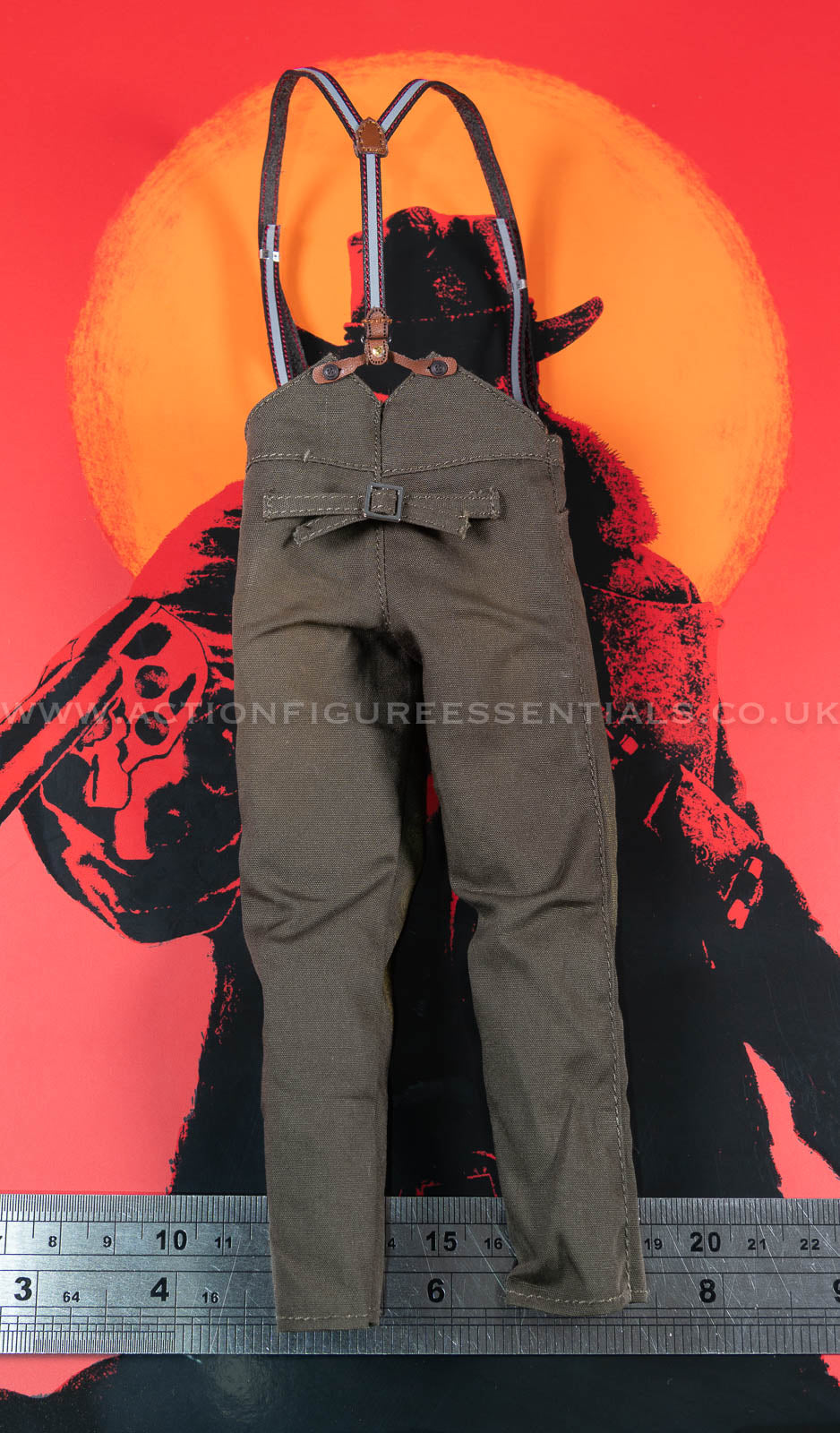The Gunslinger - Arthur Morgan Trouser Pants Suspenders - Outlaws of The West - Limtoys - 1:6 Scale Loose Parts - Red Dead Redemption