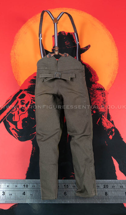 The Gunslinger - Arthur Morgan Trouser Pants Suspenders - Outlaws of The West - Limtoys - 1:6 Scale Loose Parts - Red Dead Redemption
