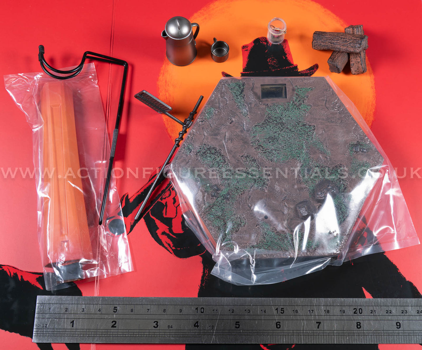 The Gunslinger - Arthur Morgan Diorama Display Stand - Outlaws of The West - Limtoys - 1:6 Scale Loose Parts - Red Dead Redemption