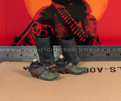 The Gunslinger - Arthur Morgan Boots w Spurs - Outlaws of The West - Limtoys - 1:6 Scale Loose Parts - Red Dead Redemption