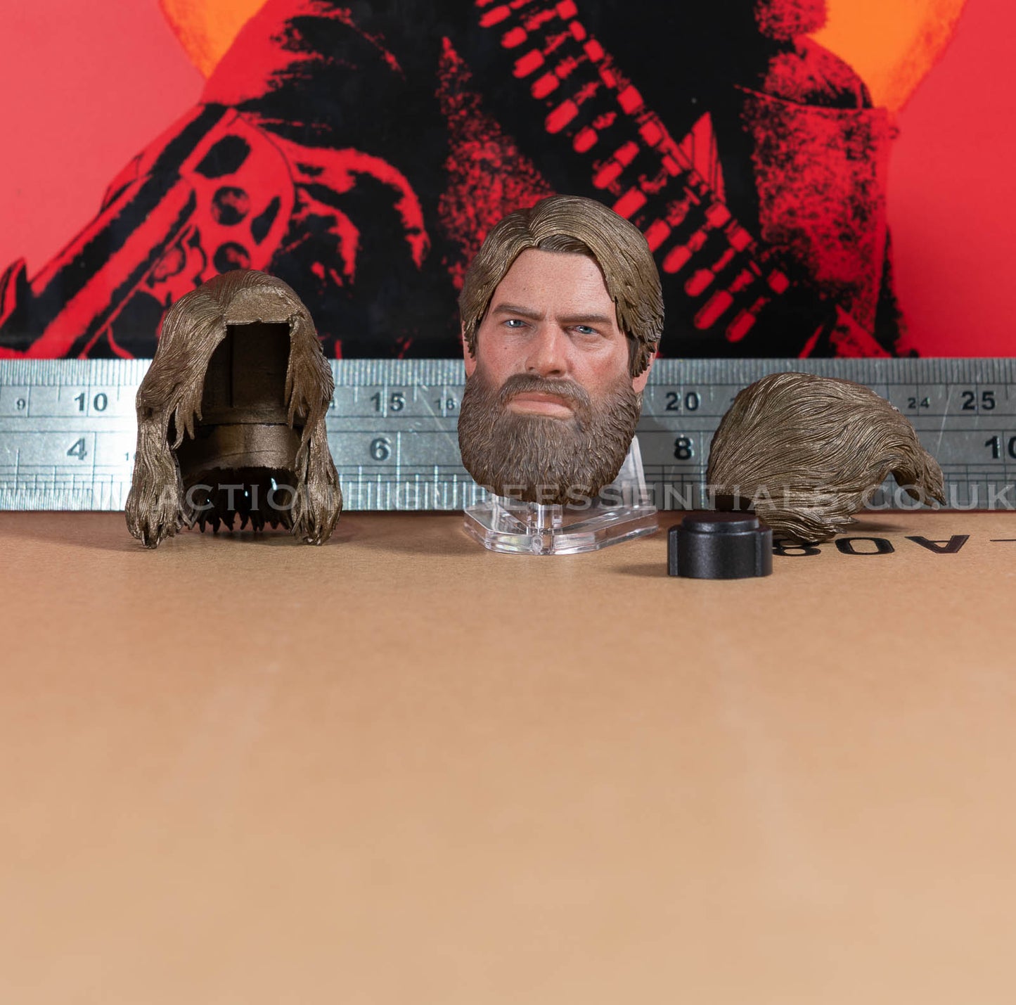 The Gunslinger - Arthur Morgan Bearded Head Sculpt Set - Outlaws of The West - Limtoys - 1:6 Scale Loose Parts - Red Dead Redemption