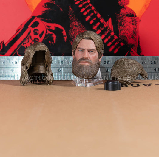The Gunslinger - Arthur Morgan Bearded Head Sculpt Set - Outlaws of The West - Limtoys - 1:6 Scale Loose Parts - Red Dead Redemption