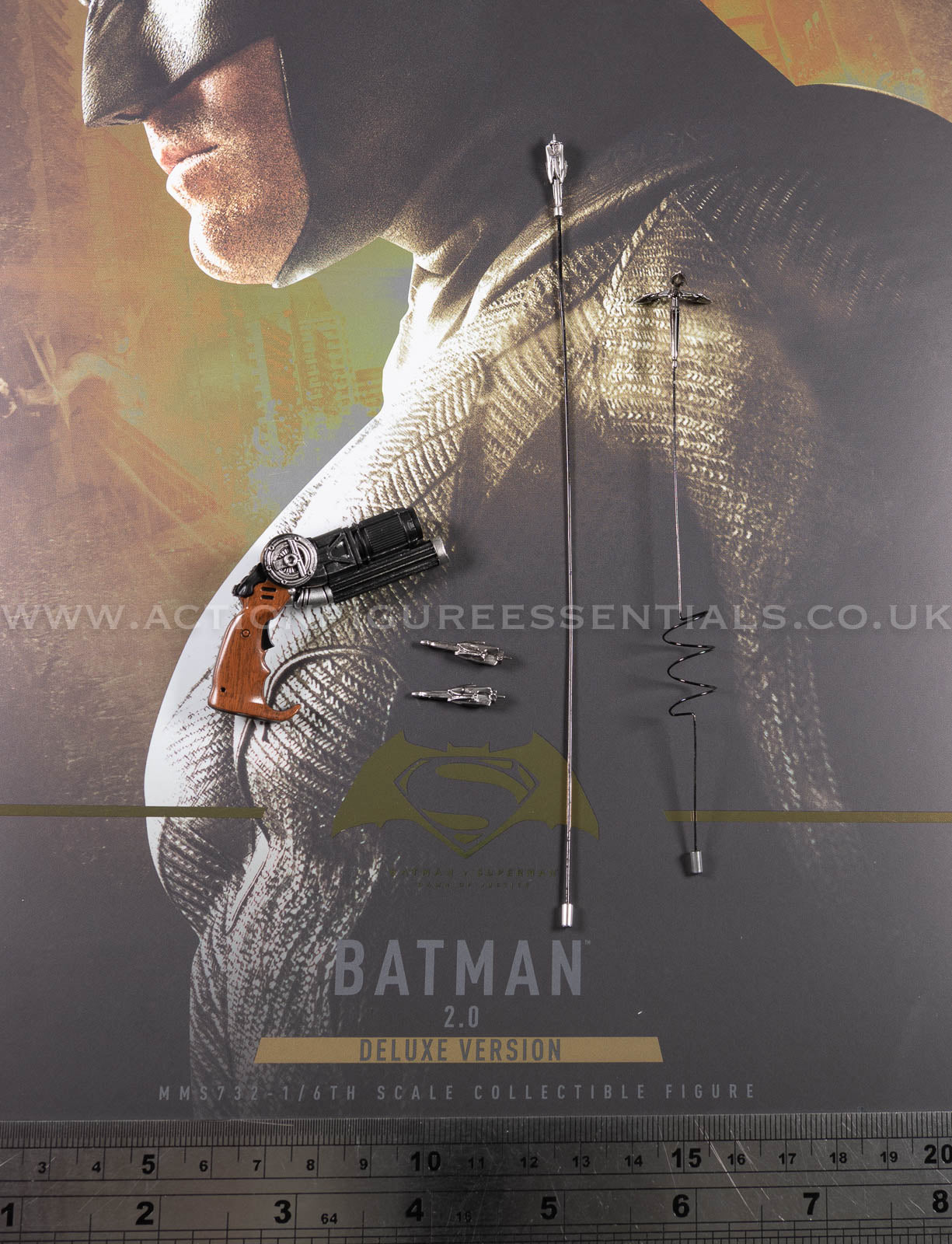 Hot Toys - Batman Grapple Gun Set BVS 2.0 - MMS732 Deluxe - 1:6 Loose Parts DC