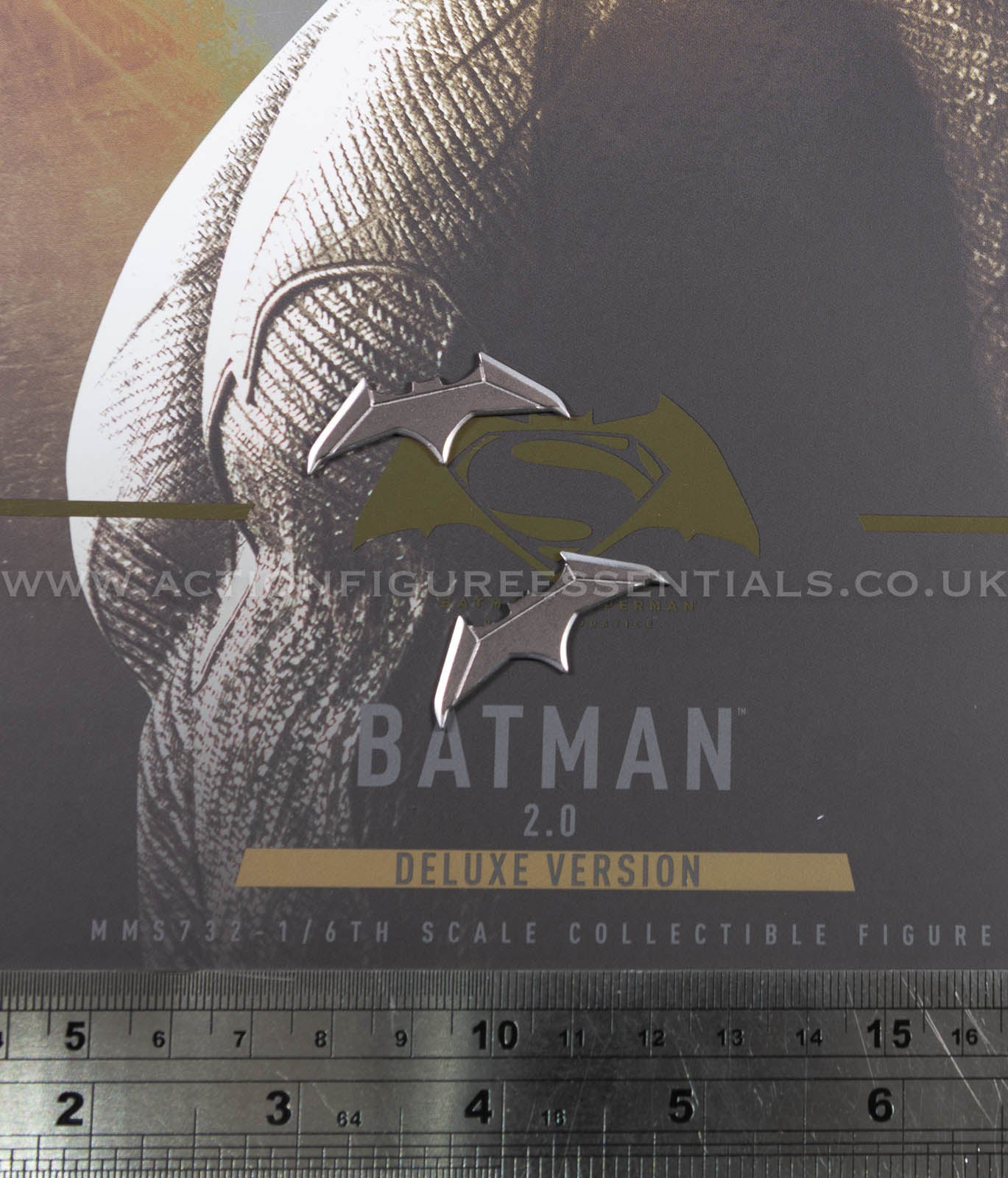 Hot Toys - Batman Batarangs BVS 2.0 - MMS732 Deluxe - 1:6 Loose Parts DC