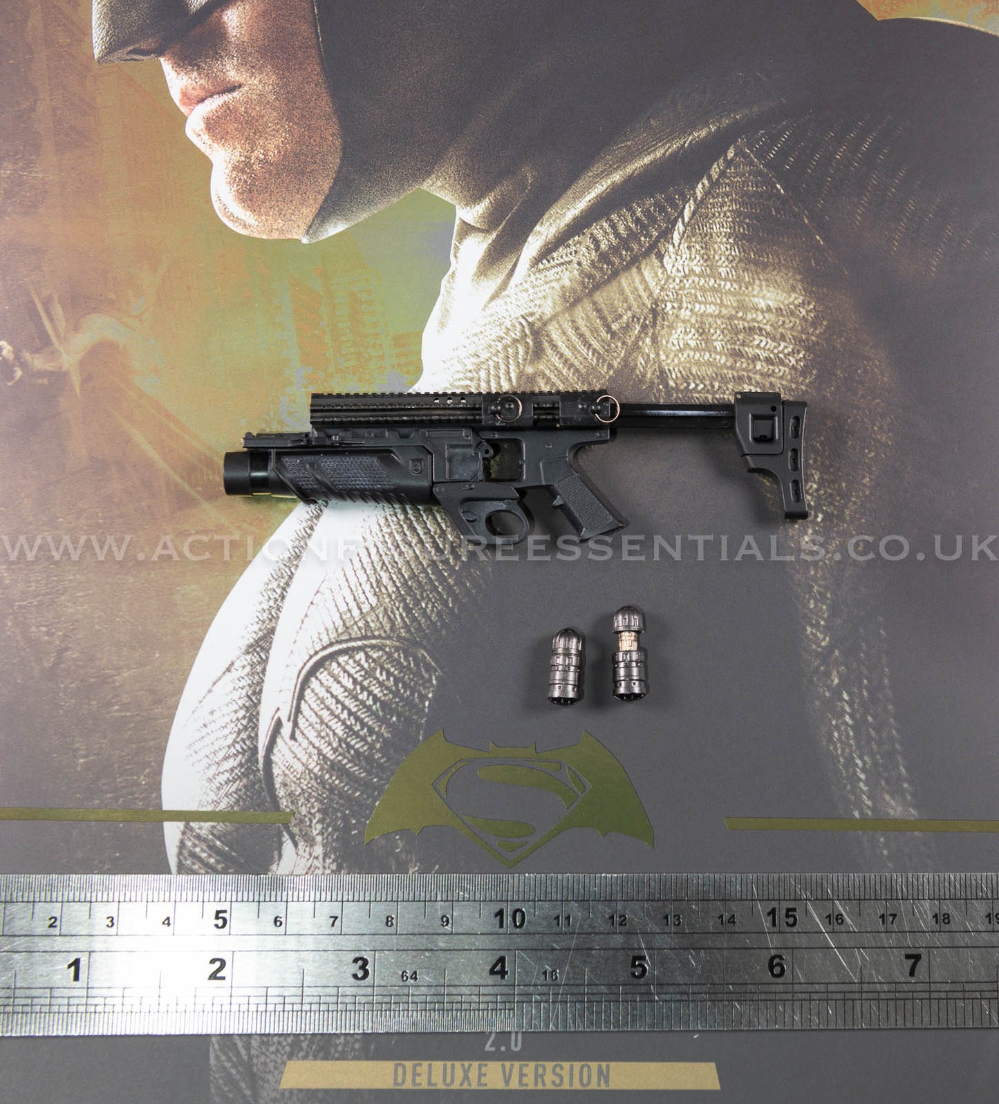 Hot Toys - Batman Kryptonite Grenade Launcher Gun BVS 2.0 - MMS732 Deluxe - 1:6 Loose Parts DC