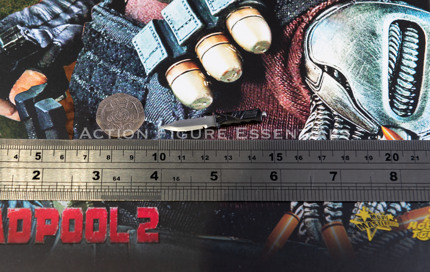 Hot Toys Deadpool Cable Knife Dagger MMS583 1/6 Future War Soldier