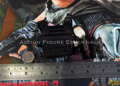 Hot Toys Deadpool Cable Tactical Vest + Gun Magazines MMS583 1/6 Future War Soldier