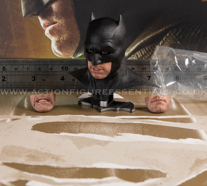 Hot Toys - Batman Articulated Head Sculpt Cowl Pers BVS 2.0 - MMS732 Deluxe - 1:6 Loose Parts DC