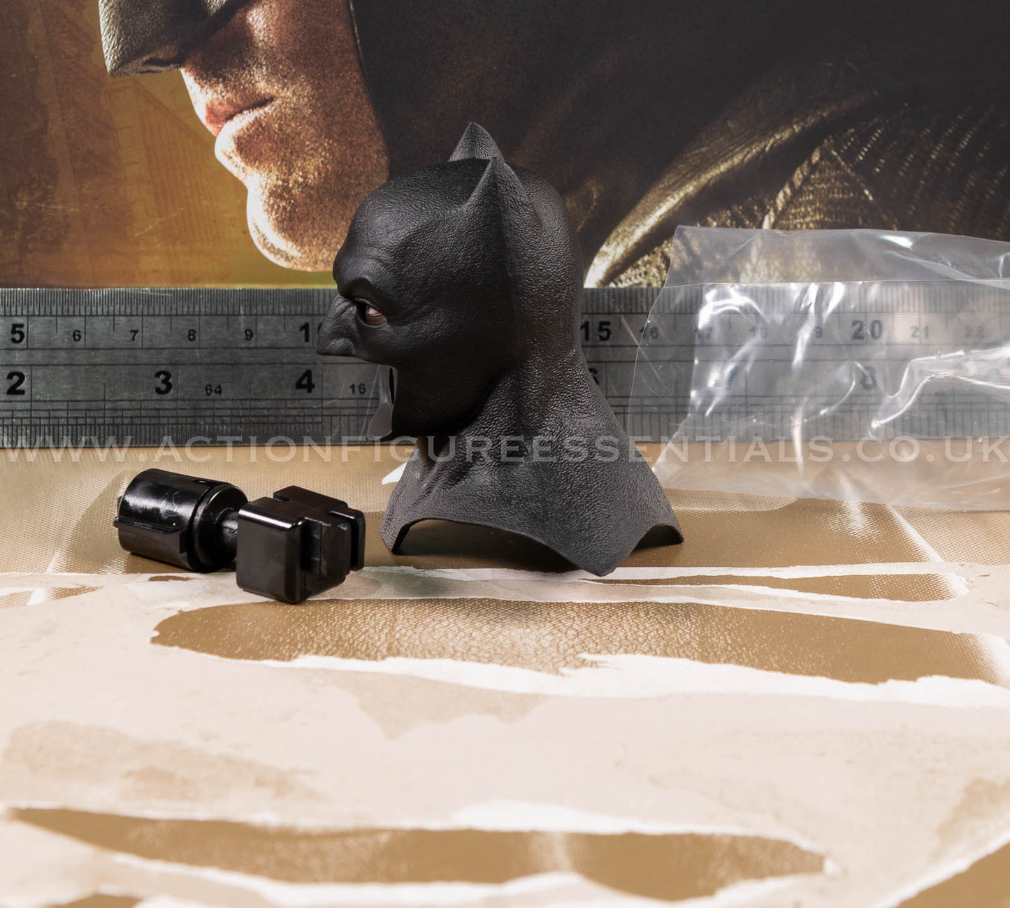 Hot Toys - Batman Head Sculpt Cowl Pers BVS 2.0 - MMS732 Deluxe - 1:6 Loose Parts DC