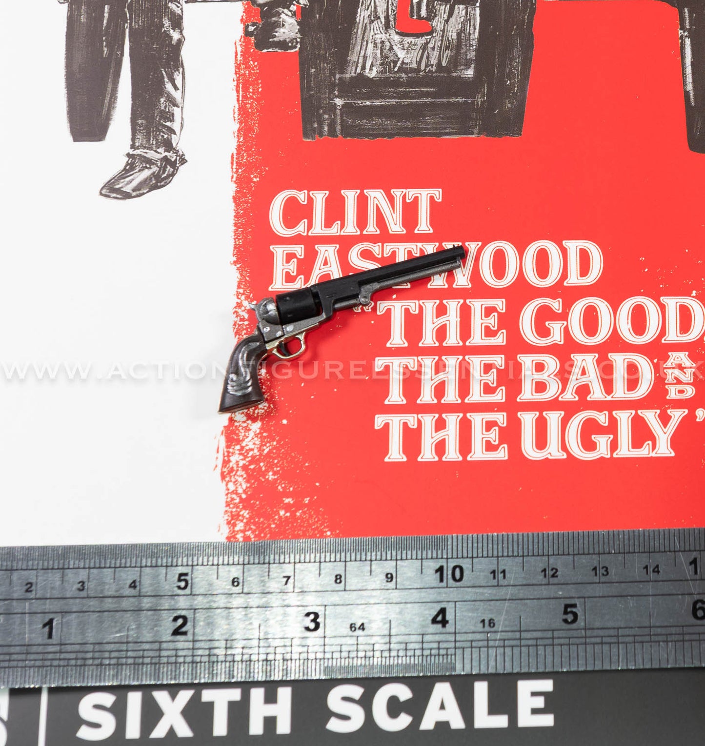 The Good The Bad and The Ugly - The Man With No Name (Blondie) - Pistol - Clint Eastwood Legacy Collection - Sideshow - 1:6 Scale Loose Parts